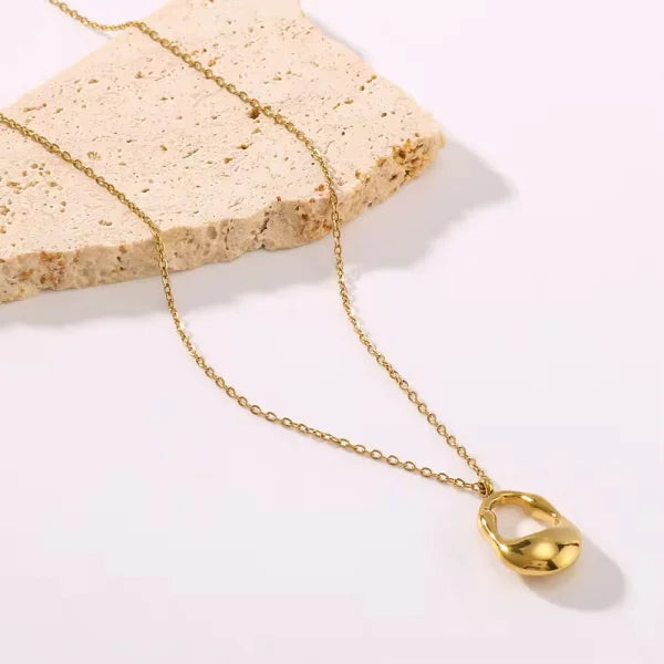 Orek Aurum Flow Pendant Necklace necklace styled with everyday outfit