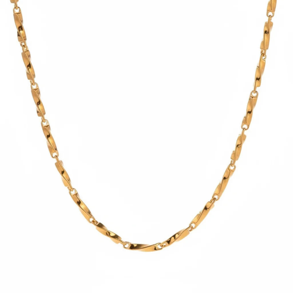 Orek Kova Infinite Loop Necklace, hypoallergenic 2.5 micron stainless steel, anti-tarnish & waterproof, 1 Year Exchange