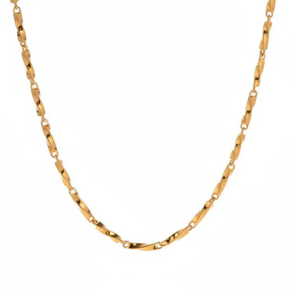 Orek Kova Infinite Loop Necklace, hypoallergenic 2.5 micron stainless steel, anti-tarnish & waterproof, 1 Year Exchange