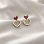 OREK Oria Soft Amour Earing Anti Tarnish Gold Plated Jewelry 2.5 Micron Premium Finish Long Lasting with 1 Year Exchange Warranty