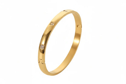 Orek Luna Luxe Gold Bangle waterproof anti tarnish bracelet for women