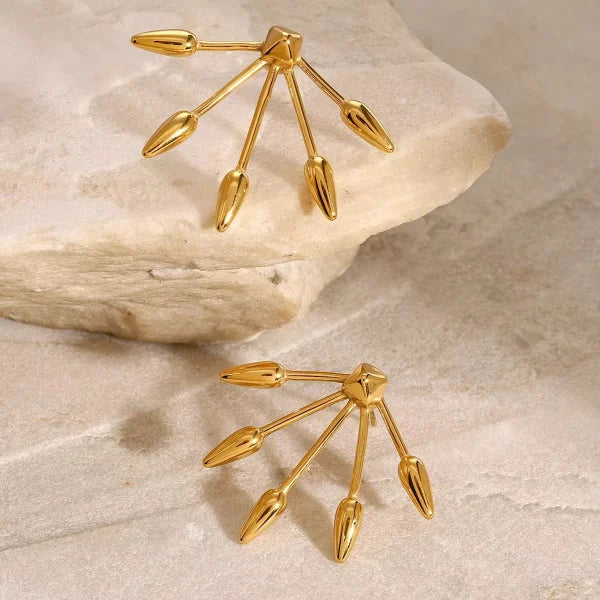 Punk Spike Stud Arrow Minimalist Vintage Earrings