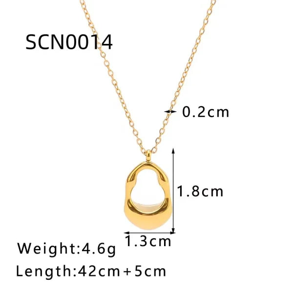 Aurum Flow Pendant Necklace