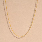 OREK Kova Infinite Loop Necklace Anti Tarnish Gold Plated Jewelry 2.5 Micron Premium Finish Long Lasting with 1 Year Exchange Warranty