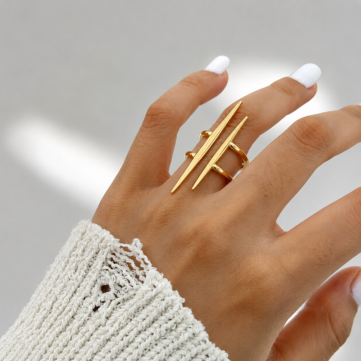 Orek Duo Line Open Ring waterproof anti tarnish ring for women