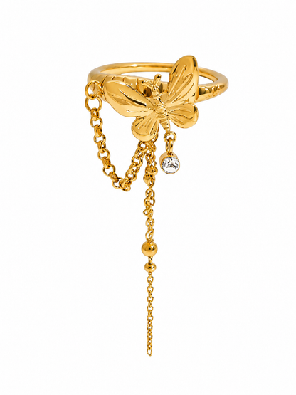Orek Aiera Butterfly Ring waterproof anti tarnish ring for women