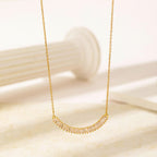 OREK Evara Pure Light Necklace Anti Tarnish Gold Plated Jewelry 2.5 Micron Premium Finish Long Lasting with 1 Year Exchange Warranty