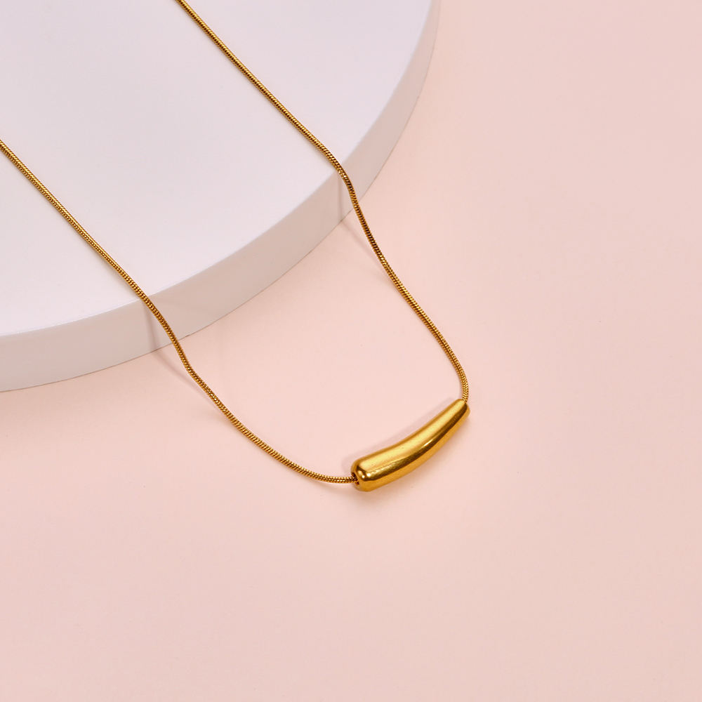 Orek Solyn Curved Arc Necklace waterproof anti tarnish necklace for women