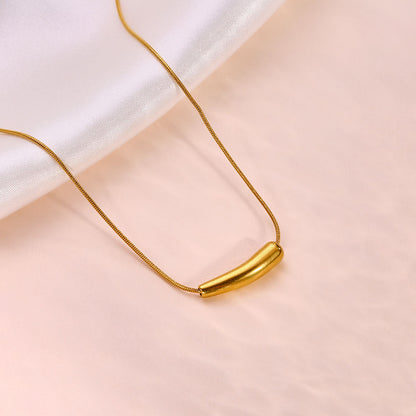 Orek Solyn Curved Arc Necklace necklace gift packaging
