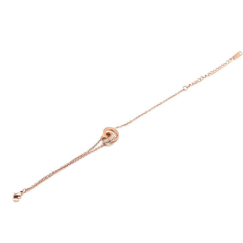 Orek Infina Crystal Circle Bracelet bracelet styled with everyday outfit
