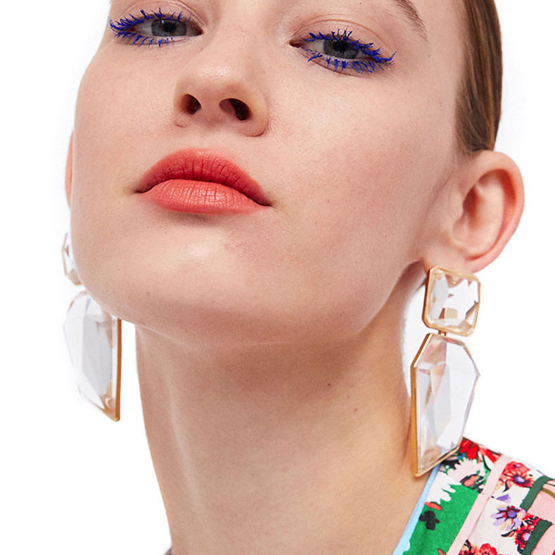 Orek Oria Quiet Geometry Dangler earrings styled with everyday outfit