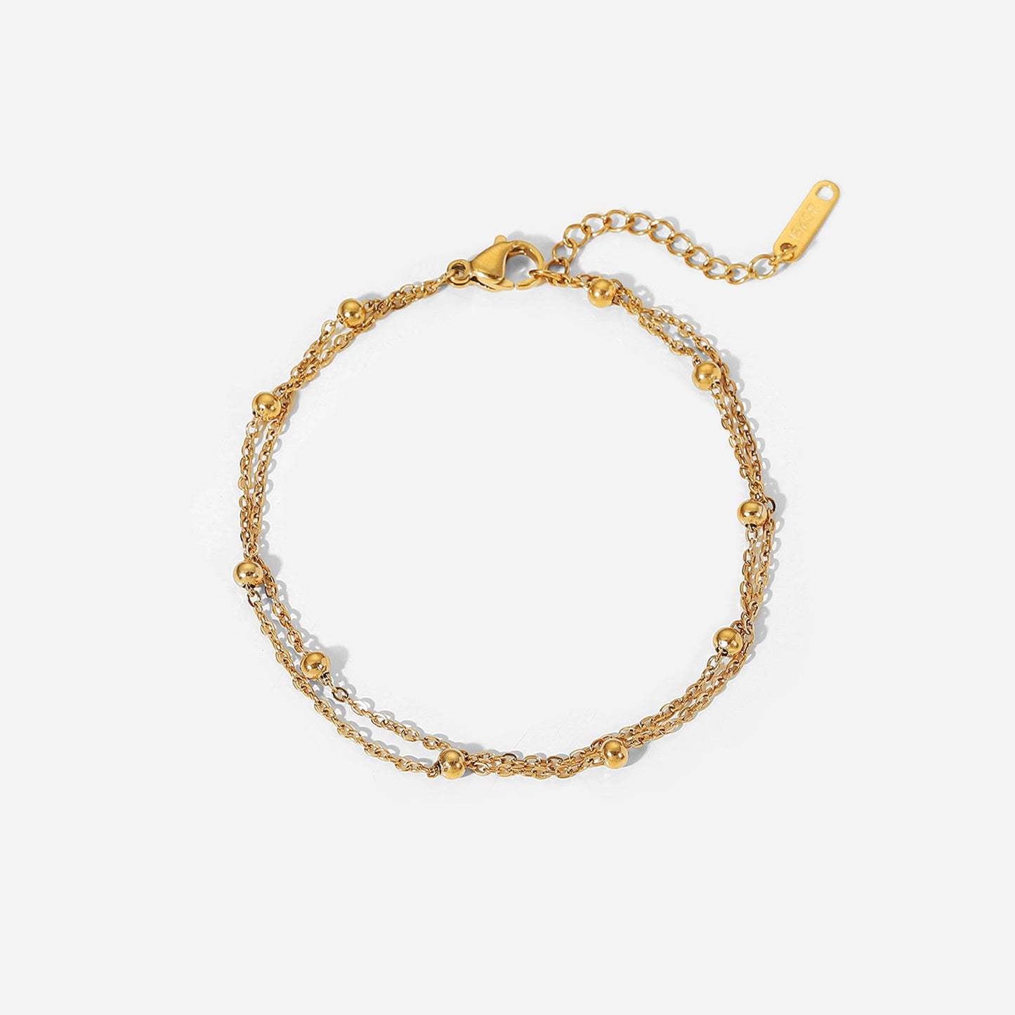 Orek Ira Double Chain Bracelet waterproof anti tarnish bracelet for women