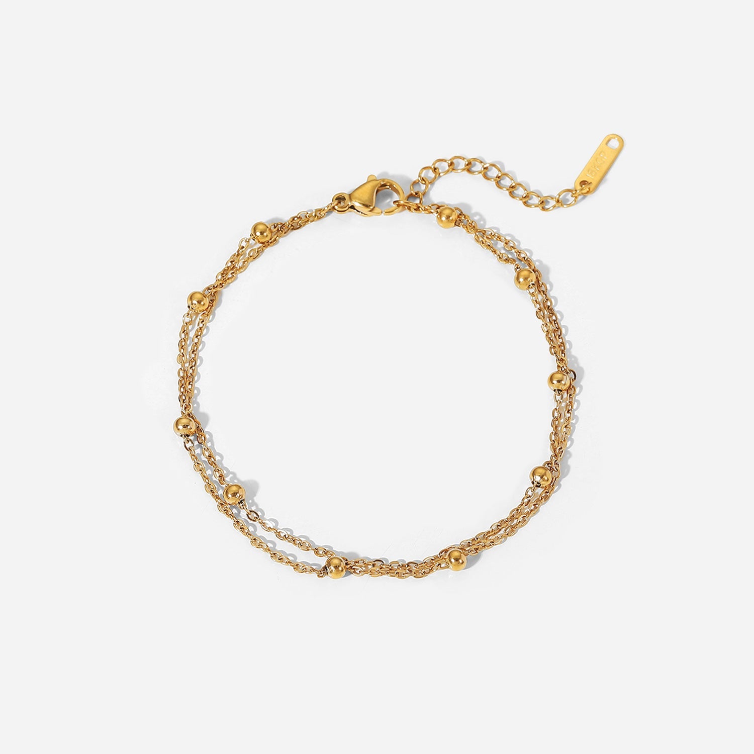 Orek Ira Double Chain Bracelet waterproof anti tarnish bracelet for women