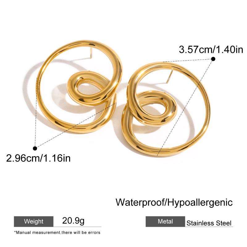 Orek Eternal Love Spin Earrings earrings styled with everyday outfit