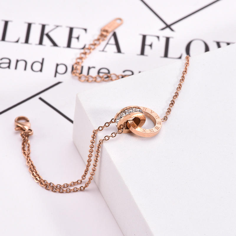 Orek Infina Crystal Circle Bracelet waterproof anti tarnish bracelet for women