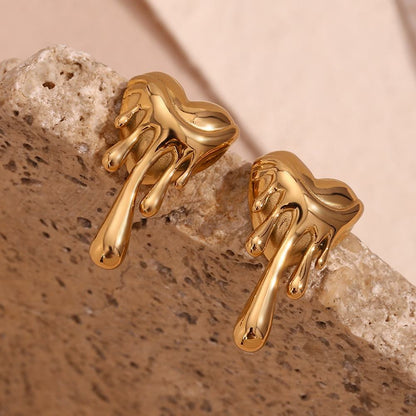 Orek Noira Molten Heart Earring earrings gift packaging