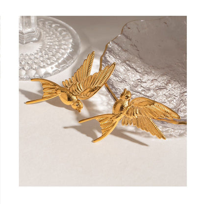 Orek Elara Peace Kingfisher Wing Earring earrings gift packaging
