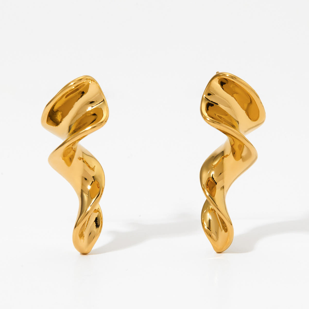Orek Nyra Twisted Chunky Earrings waterproof anti tarnish earrings for women
