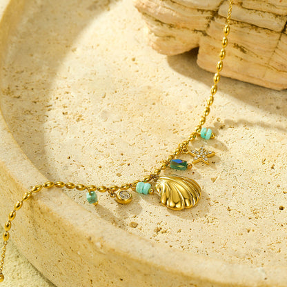Orek Ciela Ocean Charm Necklace waterproof anti tarnish necklace for women