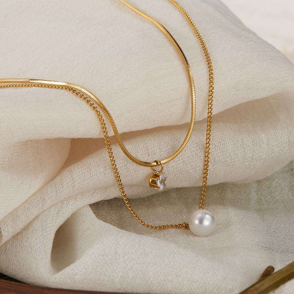 Orek Evara Twin Grace Necklace necklace styled with everyday outfit