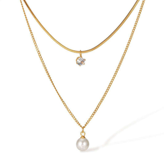 Orek Evara Twin Grace Necklace waterproof anti tarnish necklace for women