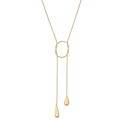 Orek Evara Loop Drop Necklace waterproof anti tarnish necklace for women