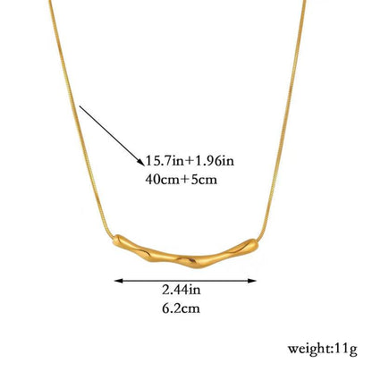 Orek Sora Bamboo Flux styled look, pendant necklaces