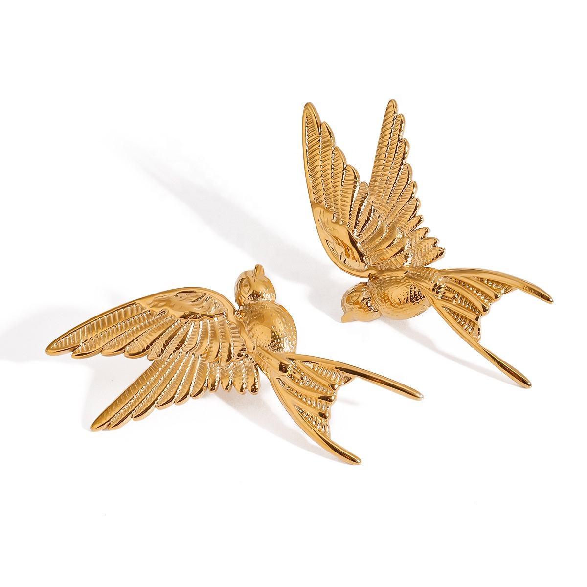 Orek Elara Peace Kingfisher Wing Earring waterproof anti tarnish earrings for women