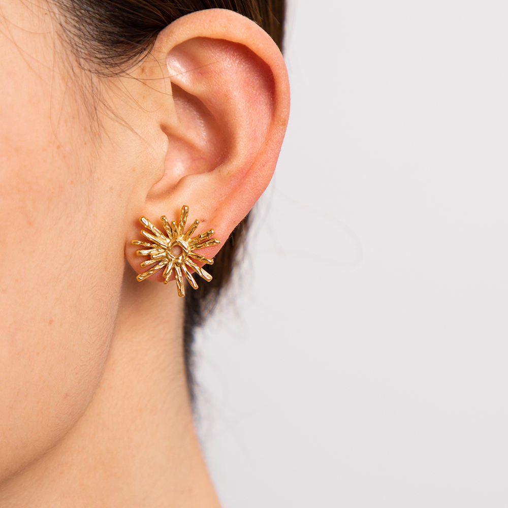 Orek Evara Burning Sun Studs earrings gift packaging