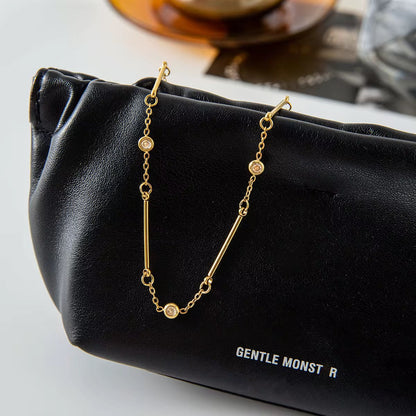 Orek Ira Linear Charm Necklace styled look, pendant necklaces