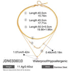 OREK  Anti Tarnish Gold Plated Jewelry 2.5 Micron Premium Finish Long Lasting with 1 Year Exchange Warranty