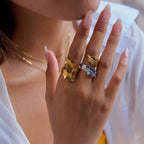 OREK  Anti Tarnish Gold Plated Jewelry 2.5 Micron Premium Finish Long Lasting with 1 Year Exchange Warranty