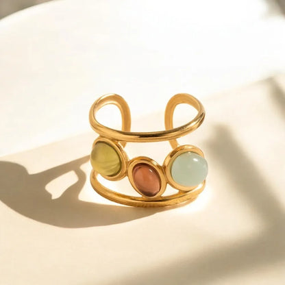 Orek Eternaline Birthstone Ring ring styled with everyday outfit