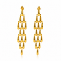 Orek Woven Tassel Drop Earrings waterproof anti tarnish earrings for women