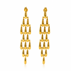 Orek Woven Tassel Drop Earrings waterproof anti tarnish earrings for women