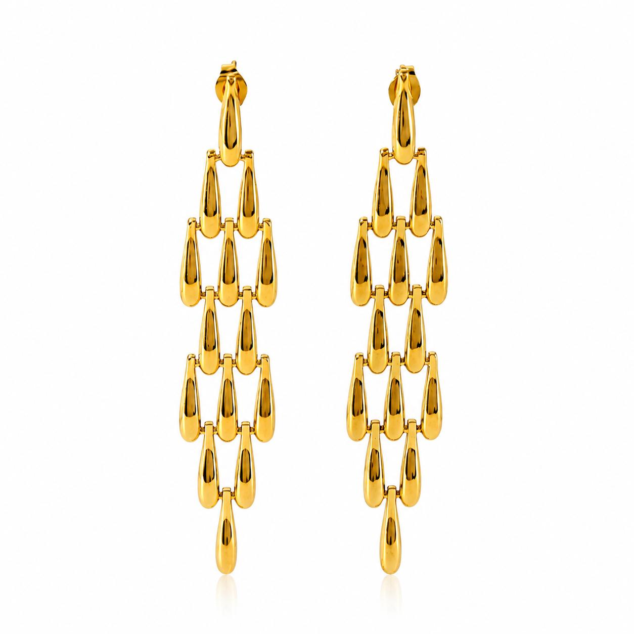 Orek Woven Tassel Drop Earrings waterproof anti tarnish earrings for women