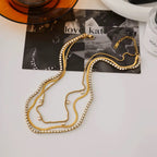 Orek Elia Square Layers Necklace in Orek jewellery packaging