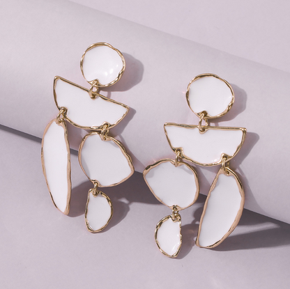 Orek Ivra Sculpt Fall Earring earrings styled with everyday outfit