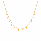 Orek Ivya Liquid Drop Necklace, hypoallergenic 2.5 micron stainless steel, anti-tarnish & waterproof, 1 Year Exchange