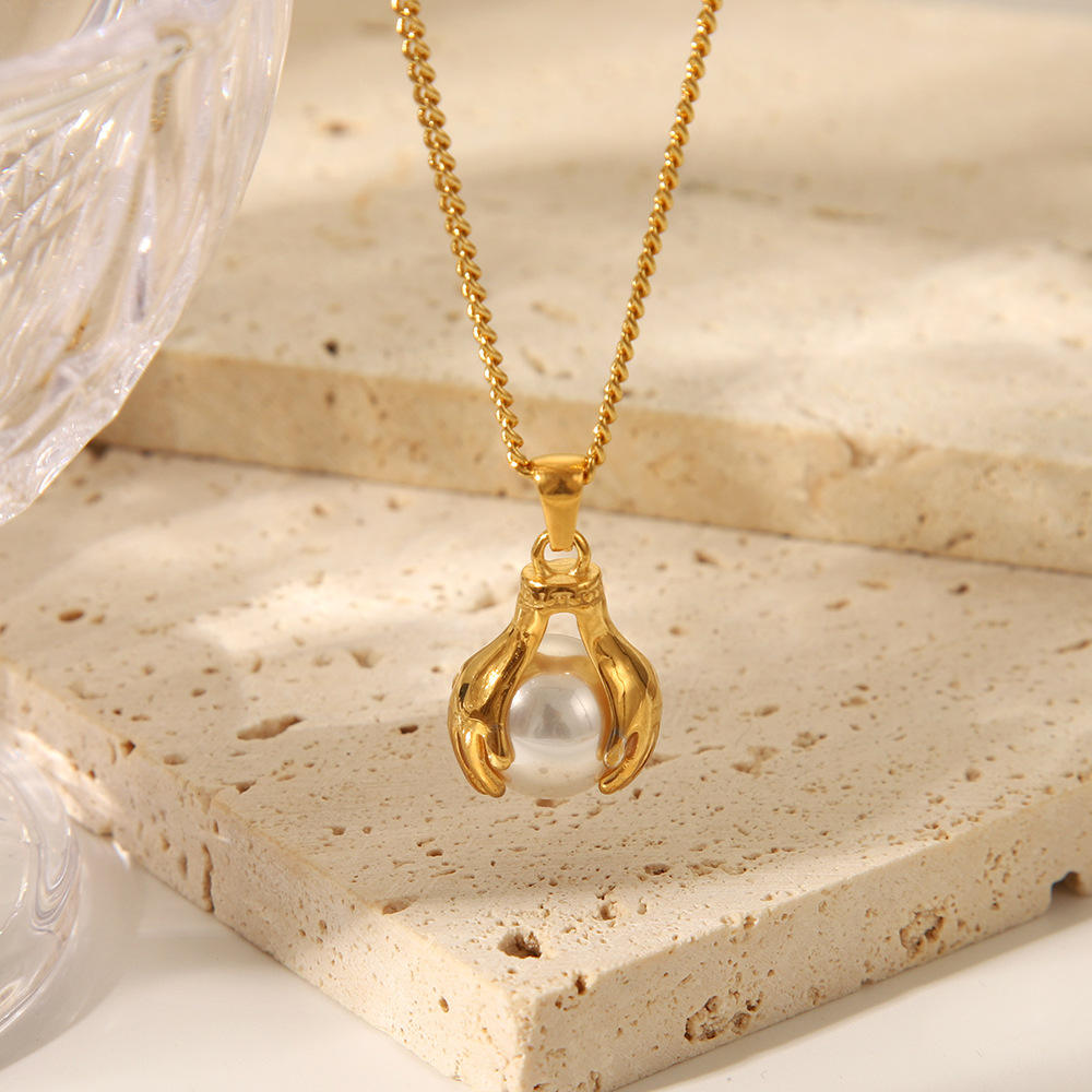 Orek Luna Grace Embrace Necklace worn — pendant necklaces for Daily wear