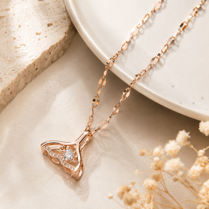 Orek Luna Tidal Muse Necklace waterproof rose gold heart pendant necklace for women