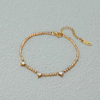 Front view of Orek Mira Heart Whisper Bracelet