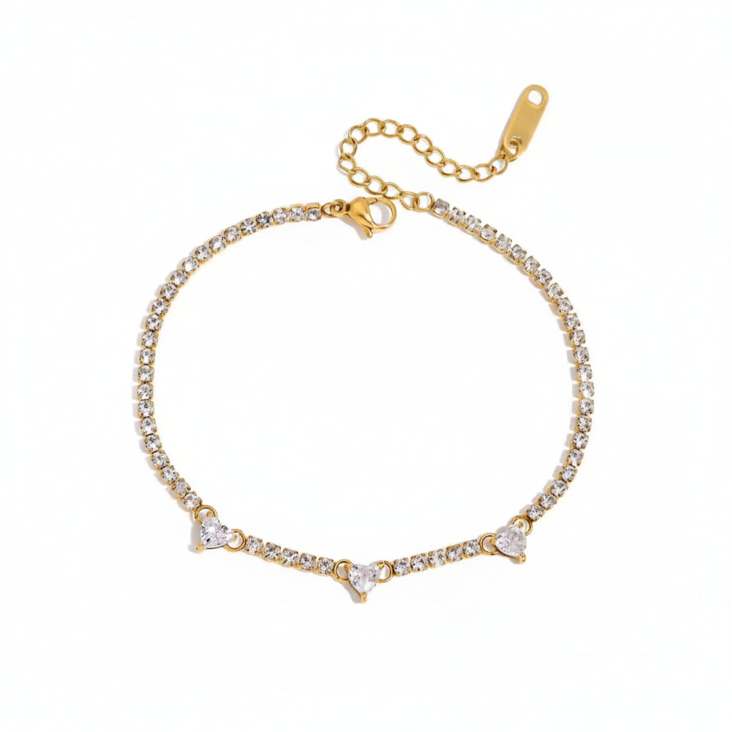 Orek Mira Heart Whisper Bracelet gold bracelet for women