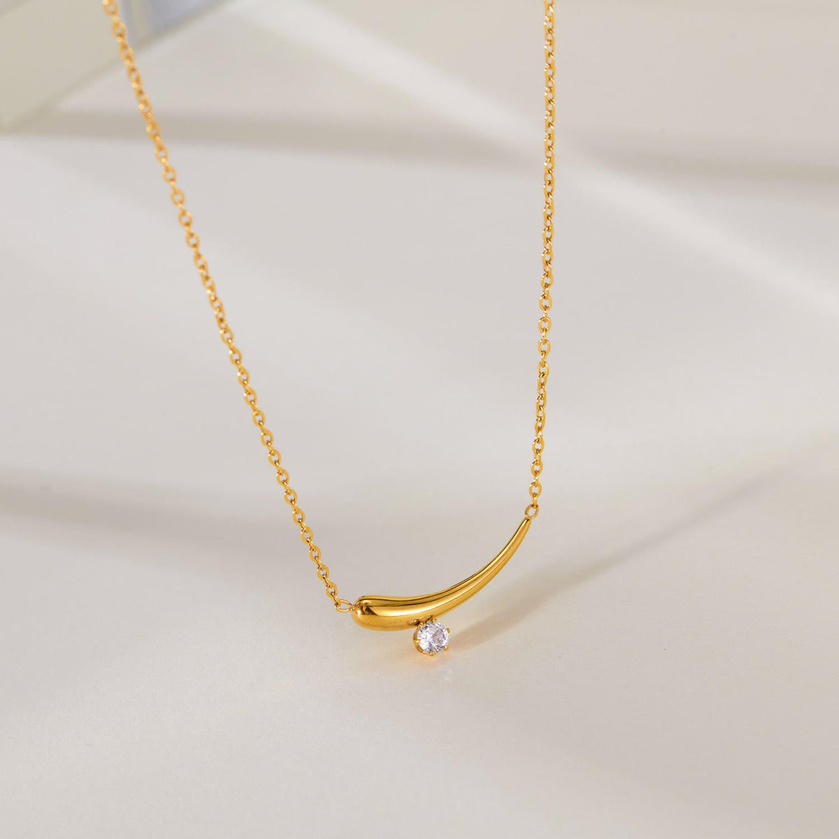 Orek Solyn Crescent Grace Necklace waterproof gold choker necklace for women