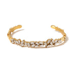 Orek Veya Pave Aura Bracelet, hypoallergenic 2.5 micron stainless steel, anti-tarnish & waterproof, 1 Year Exchange