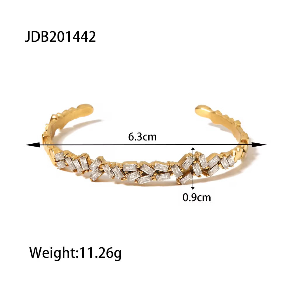 Orek Veya Pave Aura Bracelet styled look, chain bracelets