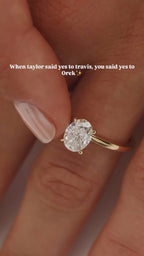 Round Clear Cubic Zirconia 18k Gold Plated Brass Ring