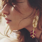 Solene Boho Leaf Dangler